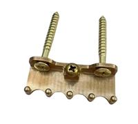 NONDK Puente de Trémolo para Guitarra Eléctrica con Garra de Resorte, de Latón Macizo, Piezas de Repuesto para Puente de Trémolo.
