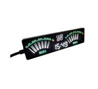 NONDK Puntero Musical Activado por Voz con Pantalla LED y Sensibilidad Ajustable. Espectro Musical Controlado por Voz.