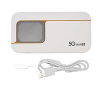 NONDK Punto de Acceso Móvil WiFi 6 de Alta Velocidad de 2,01 Pulgadas, Enrutador 5G, Compatible con 16 Dispositivos USB C para Lugares de Trabajo.