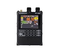 NONDK Radio Banda DP-666 TEF6686 con Pantalla Táctil IPS 2,8 Pulgadas y Receptor Alta Sensibilidad. Radio FM Banda, Corta, Media y Corta, Color Negro.