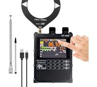 NONDK Radio de Banda DP-666 TEF6686, Pantalla Táctil de 2,8 Pulgadas, Digital, Am, FM/LW/MW/SW, RDS, Batería de 5000 MAh, Actualización de Firmware.