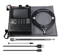 NONDK Radio DP-666 de Alta Sensibilidad TEF6686, Banda, FM, Am, LW, MW, SW, Corta, RDS, Pantalla Táctil IPS de 2,8 Pulgadas, Color Negro.