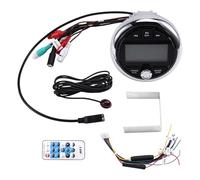NONDK Radio para Barcos, Reproductor Multimedia MP3, Radio Marina Estéreo, Bluetooth, Audio Auxiliar, Receptor FM Am para UTV, ATV, RZR.