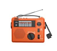 NONDK Radio Portátil Am FM FM/Am / SW1-5 con Gran Perilla de Sintonización y Auriculares.