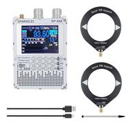 NONDK Radio TEF6686 con Antena de Bucle DP-666, Banda FM/LW/MW/SW, Radio de Corta RDS, Pantalla Táctil IPS de 2,8 Pulgadas.