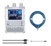 NONDK Radio TEF6686 DP-666 de Banda FM/LW/MW/SW de Corta con Kit de Antena de Bucle ESP32 RDS, Pantalla Táctil IPS de 2,8 Pulgadas.