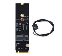 NONDK Ranura de Llave NGFF M.2 +E una Llave M.2M Adaptador de Tarjeta WiFi PCIe PCI-Express Adaptador de Tarjeta LAN InaláMbrica NVMe