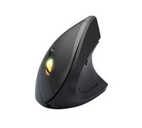 NONDK Ratón Ergonómico Inalámbrico de 2.4GHz, Ratón Vertical Ergonómico, Ratones Ópticos Bluetooth, 3 dpi Ajustables 800/1200/1600 para Laptop, PC, Escritorio, Negro.