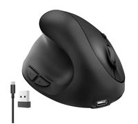 NONDK Ratón Inalámbrico Jiggler Recargable, Ratón Móvil para Zurdos, Ratón Inalámbrico de 2,4 G para Portátil, Mantiene el Ordenador Encendido