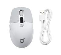 NONDK Ratón Óptico Inalámbrico Silencioso de 1600, Ergonómico, 2,4 G, Bluetooth, para Portátil