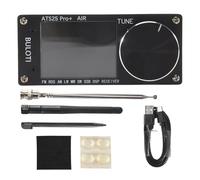 NONDK Receptor de Radio de Banda ATS25 Pro+ Air FM SW SSB MW LW Air SDR Receptor de Banda de Aviación Compatible con Bluetooth