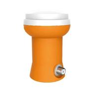 NONDK Receptor LNB para Banda KU, Receptor de Canal Único, Receptor LNB, Receptor de TV Satelital, Color Naranja.