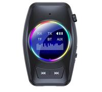 NONDK Receptor y Transmisor de Audio Bluetooth 4 en 1, Adaptador de Reproducción de Tarjeta TF AUX de 3,5 mm, Música Estéreo con Micrófono para Coche.