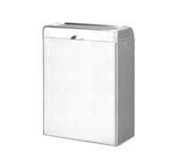 NONDK Recipiente para Toallas Sanitarias de Acero Inoxidable. Recipiente para Toallas Sanitarias. Contenedor para Tampones. Montaje en Pared.