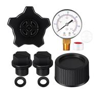 NONDK Reemplazo del Manómetro ECX270861 Tapa de Drenaje para SX180LA Tapa de Drenaje con Junta para SX180HG Tapón de Tubería de Bomba SPX1700FG