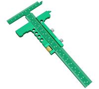 NONDK Regla Cuadrada Deslizante para Carpintería con Calibre de Marcado Ajustable de Aleación de Aluminio.