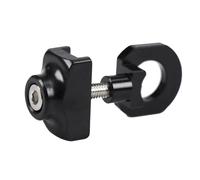 NONDK Regulador de Cadena de Aleación de Aluminio para de Cadena de Bicicleta Plegable, Apto para Cremalleras de Bicicleta Plegable. Color Negro