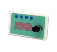 NONDK Regulador de Velocidad de Motor CS10-3 con Control de Pulsos Mediante Potenciómetro Multivuelta y Pantalla de Regulación de Velocidad.