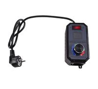NONDK Regulador de Velocidad de Motor de 4000 W, CA 230 V, 10 A, Regulador de Voltaje para Amoladoras Angulares, Sopladores, Taladros Manuales, Sierras Circulares, Enchufe Europeo