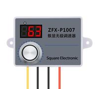 NONDK Regulador de Velocidad ZFX-P1007 Ventilador Ajustable de 220 V Interruptores PWM Controlador de Velocidad Acondicionador Pantalla Digital Reductor de Motor