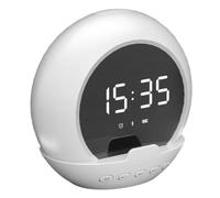 NONDK Reloj Multimedia Bluetooth LED USB | Con batería recargable USB, pilas desechables y ofrece carga para uso diario, viaje o actividades al aire libre.
