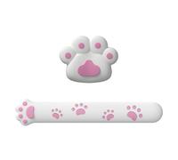 NONDK ReposamuñEcas para Gatos, Soporte para MuñEcas para Gatos con Teclado de 2 Piezas para Aliviar el Dolor Al Escribir, Soporte para MuñEcas para Juegos de Teclado de Computadora