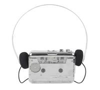 NONDK Reproductor de Casetes TON010B, Grabador de Cinta Portátil A MP3, Captura de Casetes USB Transparente A Formato MP3, Reproductor de Música de Cinta B