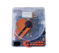 NONDK Reproductor de CD Transparente, Portátil, para Aprender Inglés, Repetidor, CD, Álbum, Reproductor de MP3, Reproductor de CD de Música Transparente.