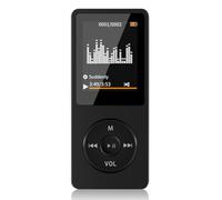 NONDK Reproductor de Música MP3 Bluetooth de 1,8 Pulgadas, Portátil, e-Book, MP4, Radio FM, 8 GB, Grabadora MP3 Ultrafina para Estudiantes.