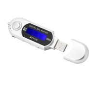 NONDK Reproductor MP3 con Auriculares, Reproductor de Música Portátil MP3 con Pantalla LCD, Radio FM con Voz para Caminar y Correr.