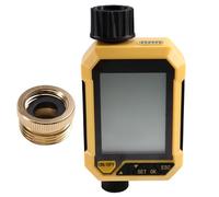 NONDK Riego Automático para Jardín con Temporizador LCD de Lluvia, 99 Minutos, 1-30 Días de Retardo por Lluvia.