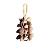 NONDK Sembradora de Cáscaras de Semillas 42 Cáscaras de Nueces Naturales Instrumento de Percusión Manual para Sanación en Meditación ASMR Terapia de Sonido Yoga