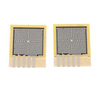 NONDK Sensor de Fuerza de 2 Piezas de 10 G A 1 Kg, Sensor de Presión de Película Resistiva de 4 Zonas de Alta Sensibilidad para Patinetas y Robots