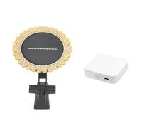 NONDK Sensor de Lluvia y Luz Solar Zigbee WiFi Tuya, Detector de Agua de Lluvia en Tiempo Real con Carga Solar, Aplicación Life Controlada para Exteriores de la Casa