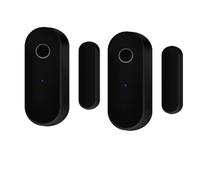 NONDK Sensor de Puerta Inteligente Tuya WiFi, Protección de Seguridad para el Hogar, Sensor de Puerta y Ventana con Aplicación Smart Life