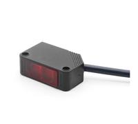 NONDK Sensor Fotoeléctrico de Haz NPN E3Z-R61 con Soporte, Sensor de Reflexión de Espejo, Alcance de 2 M