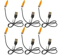 NONDK Simula la Placa de Circuito de Lámpara de Vela, Placa de Efecto de Luces LED de Vela, Placa de Efecto de Llama de Luces LED de Vela para Decoración de Bricolaje, 6 Piezas.