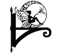 NONDK Soporte Colgante de Planta Colgante de Hada de Las Flores y la Luna para Comederos de Pájaros, Adecuado para Campanillas de Viento, Macetas y Linternas