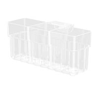 NONDK Soporte de Acrílico Transparente para, Soporte para con 3 Ranuras y Gancho para Colgar en la Parte Superior.