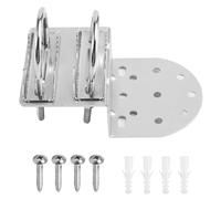 NONDK Soporte de Antena Exterior con Abrazadera de Doble Perno en U para Montaje en Poste para Antena LDPA de Exterior para el Hogar.