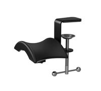 NONDK Soporte de Brazo Giratorio Ajustable para Auriculares de PC, Soporte para Auriculares, Gancho para Colgar Auriculares, Soporte de Clip para Escritorio, Ahorra Espacio.