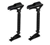 NONDK Soporte de Caña Ajustable de 2 Piezas para Pesca en Hielo, Ángulo Ajustable Plegable, Accesorios para Pesca en Hielo Al Aire Libre