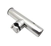 NONDK Soporte de CañA de Pescar de Acero Inoxidable Pulido Espejo Soporte de CañA de Pescar Ajustable Marino para Riel de 19-25 Mm