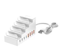 NONDK Soporte de Cargador de Enchufe para Teléfono Soporte de Cargador de Enchufe para Portátil para Teléfono Portátil Computadora Extensor de Interfaz USB HUB Multifuncional