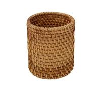 NONDK Soporte de Cepillo de Mimbre, Soporte de Bolígrafo de Ratán, Soporte de Lápiz de Mimbre. Necesidades del Cliente A.