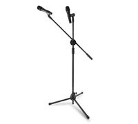 NONDK Soporte de Micrófono Profesional Ajustable con Brazo Articulado y Base Robusta para Presentaciones en Estudio y en