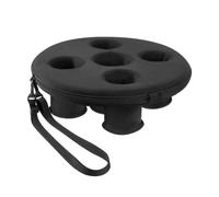 NONDK Soporte Flotante para Vasos De Piscina, Flotador para Bebidas De Piscina con Bandeja Flotante De 5 Orificios para Fiestas En La Piscina, Playa, SPA, Herramienta Flotante