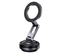 NONDK Soporte Magnético para Teléfono de Coche Mejorado con Rotación de 360° y Succión Al Vacío, Antideslizante, A Prueba de Golpes, Universal, para Todos los Teléfonos, Color Gris.