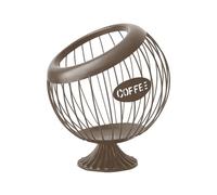 NONDK Soporte para Cápsulas de Café Expreso, Contenedor, Mostrador, Soporte para Cápsulas de Café, Organizador de Frutas y Aperitivos, Accesorios de Cocina, Color Café