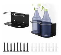 NONDK Soporte para de de Pared, Paquete de 2, Estante para Almacenar de Pintura para Garaje, Hogar y Espacio de Trabajo con Herrajes de Fácil Instalación.